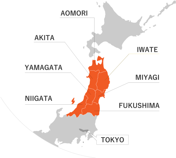 Tohoku Map